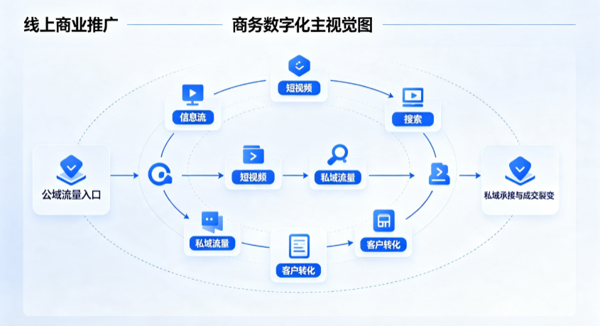 全南县线上商业推广怎么做？全域流量闭环搭建与低成本转化实战指南